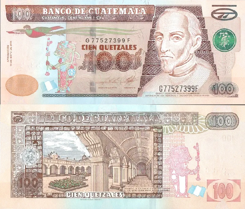 PARALAR İÇİNDE BİR GÜZEL PARA 9 100 guatemala