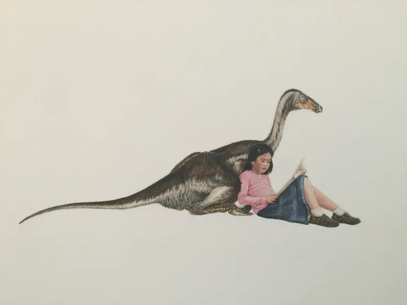 Dinasour Provincial Parkda çocuklara dinazorlar çağını anlatmanın sevimli yolu