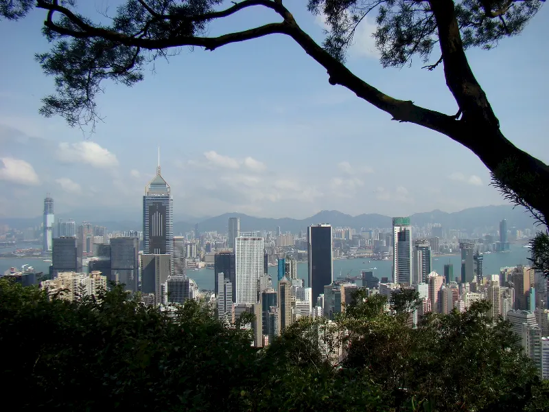 Hong Kong’a genel bir bakış için en elverişli yer Victoria Tepesi