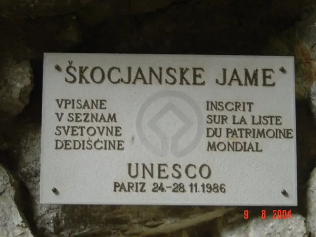 SLOVENYA’NIN YILDIZLARI POSTOJNA VE SKOCJAN MAĞARALARI 6 N.EGE-DMİ-Skocjan Mağaraları 1986 dan beri UNESCO Dünya Mirası