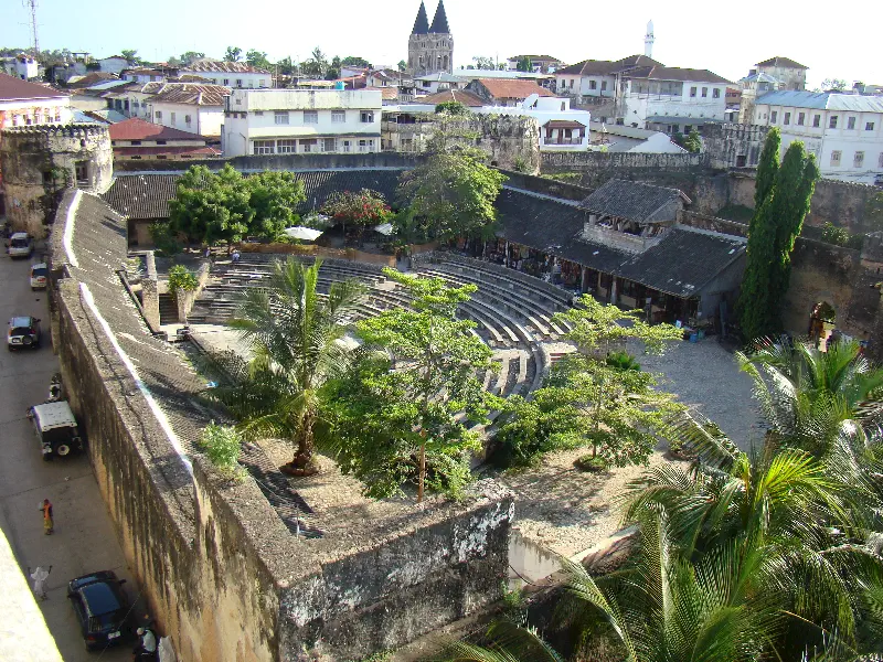 Stone City kalesinin içi