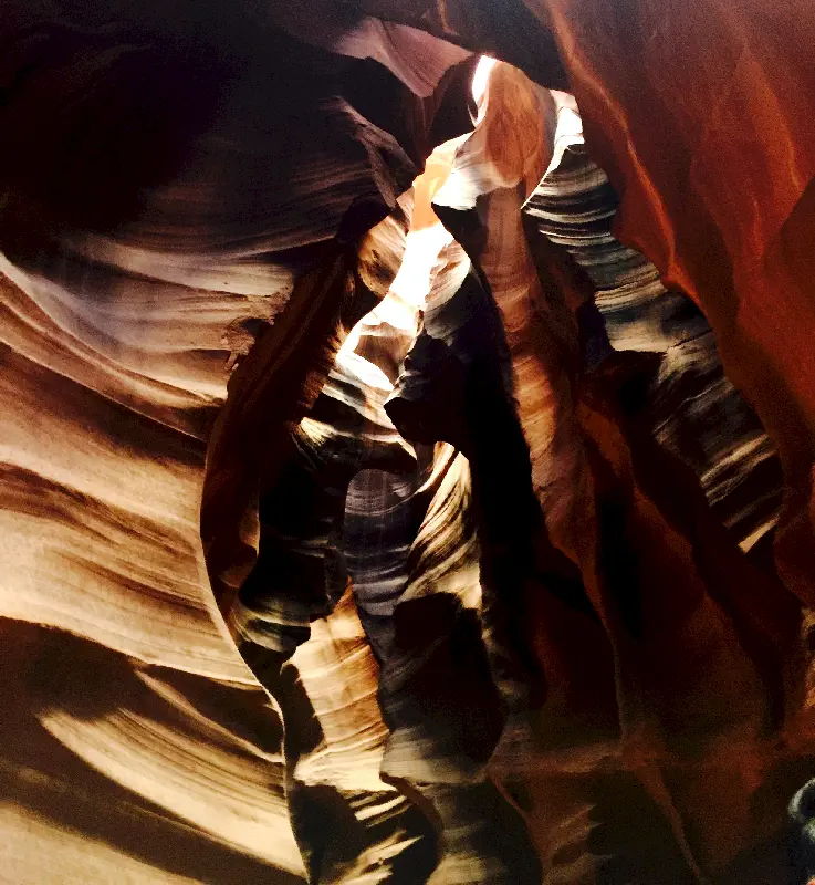Su toprak ve ışığın mucizesi Antelope Canyon