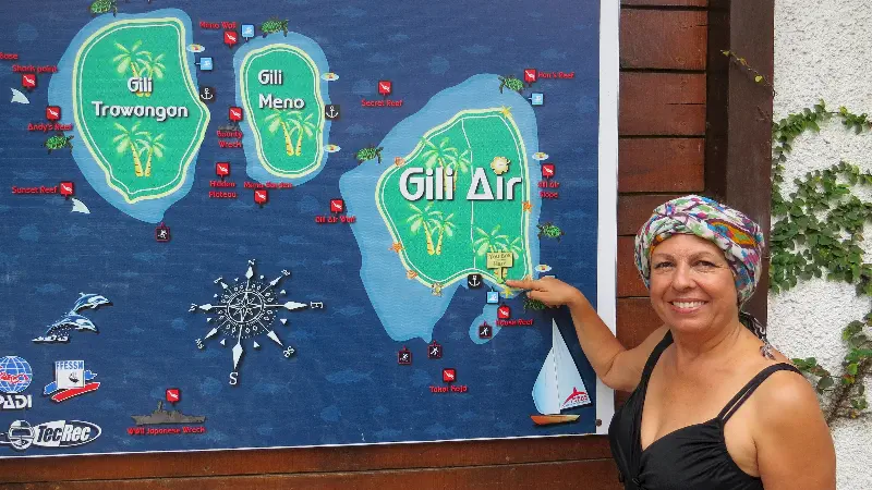 Üç adadan oluşan Gili adalar grubu