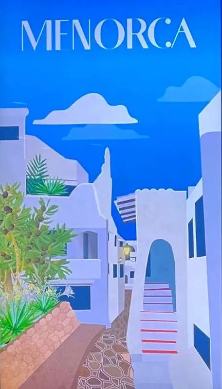 AKDENİZ’İN KÜÇÜK ADASI MENORCA 3 Menorca cizim afis
